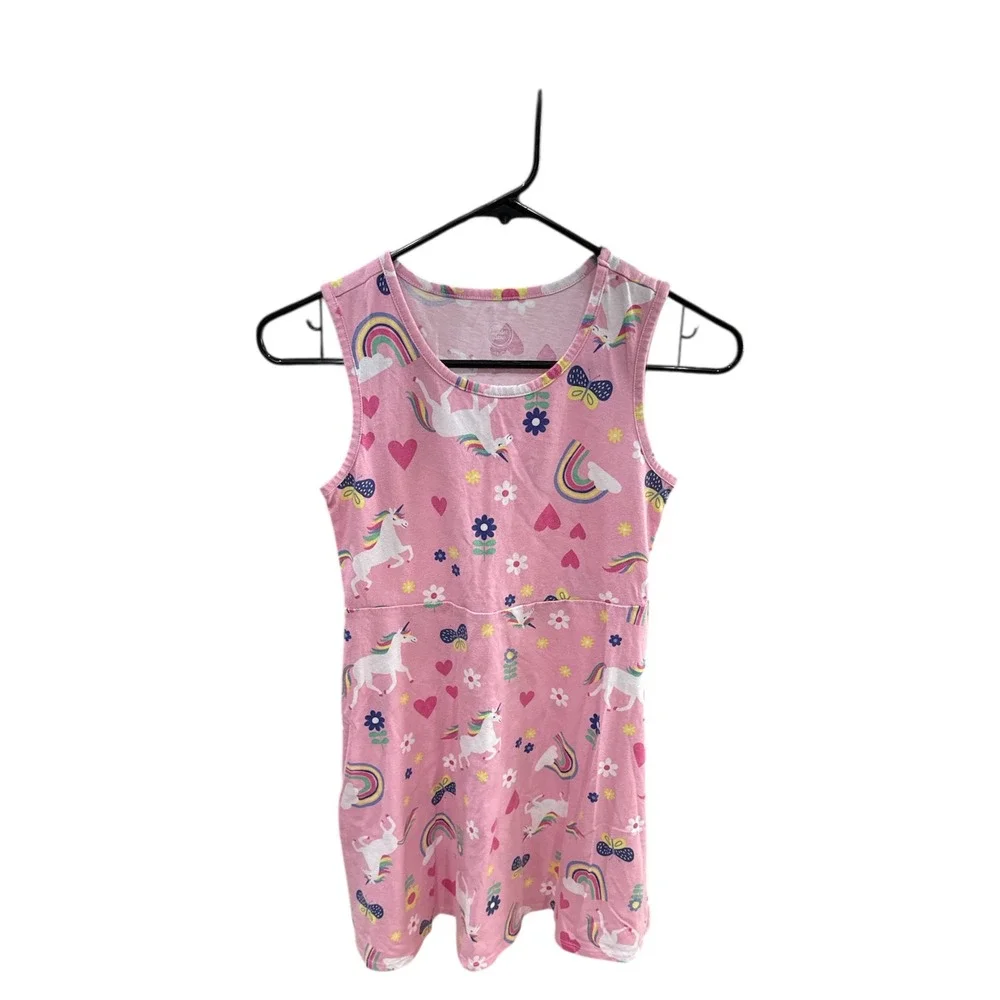 Girls Unicorn Rainbow Dress Bundle‎ 5 Pieces Size 10 12 Carter's Old Navy Etc